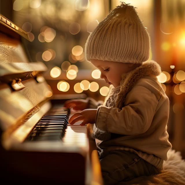 Dulce Cuna: Melodías De Piano Para El Día Del Bebé - Pequeño pianista