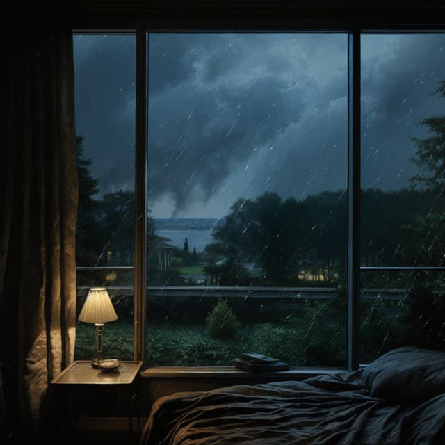 Rainstorm Retreat: Relaxation in the Downpour - In Beautiful Nature