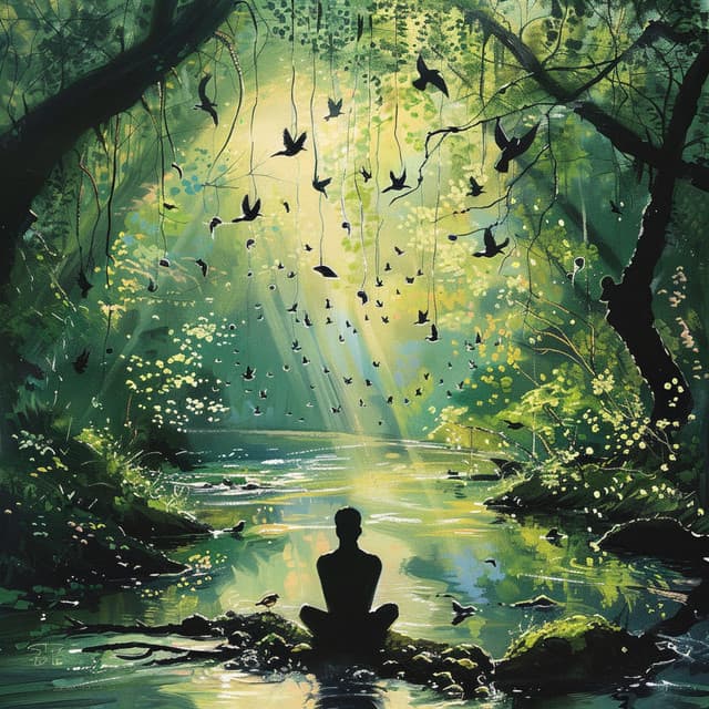 Nature’s Pose: Binaural Creek and Bird Yoga Harmony - 80 88 Hz - Oceanic Yoga Pros