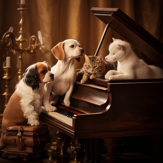 Pets and Piano Keys: Melodic Harmony - Pet Care Music Therapy