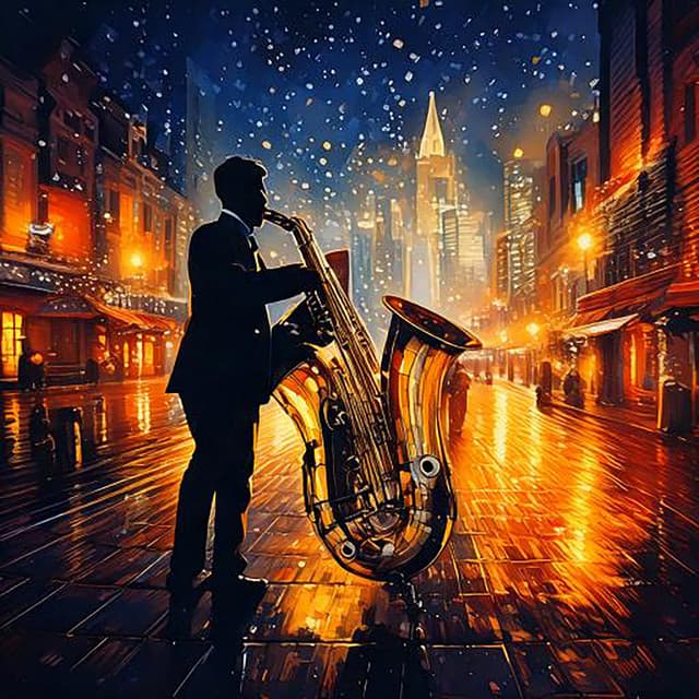 Sparkling City Lights: Jazz Symphonic Blends - Calming Jazz Symphony