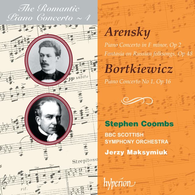 Arensky & Bortkiewicz: Piano Concertos - Stephen Coombs