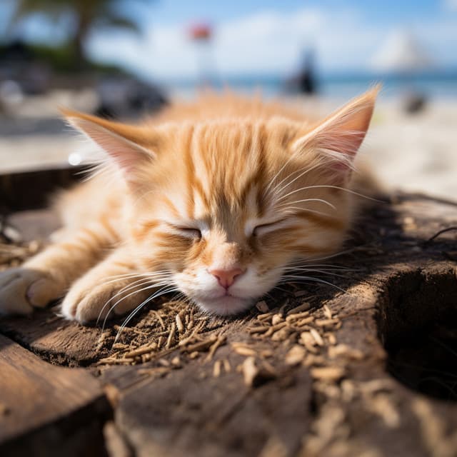 Mareas Melódicas: Melodías De Gatos En Medio De Las Ondas Del Océano - Música calmante para gatos