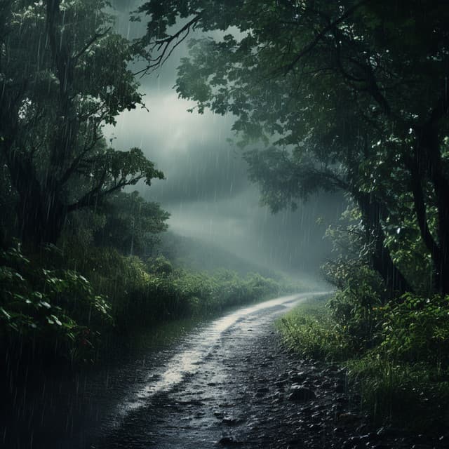Study with Rain: Gentle Rainfall - Whispering Landscapes