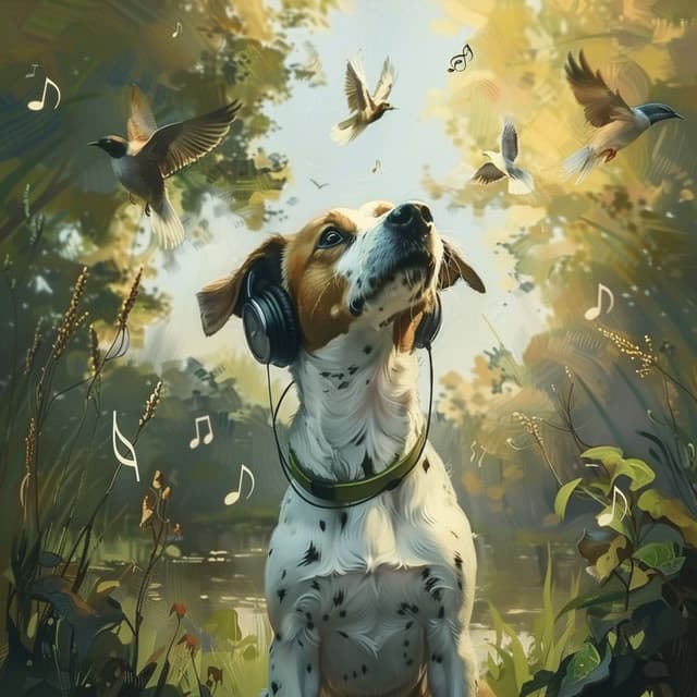 Dogs Binaural Serenity: Birds in Harmony - 92 96 Hz - Music for Calming Dogs