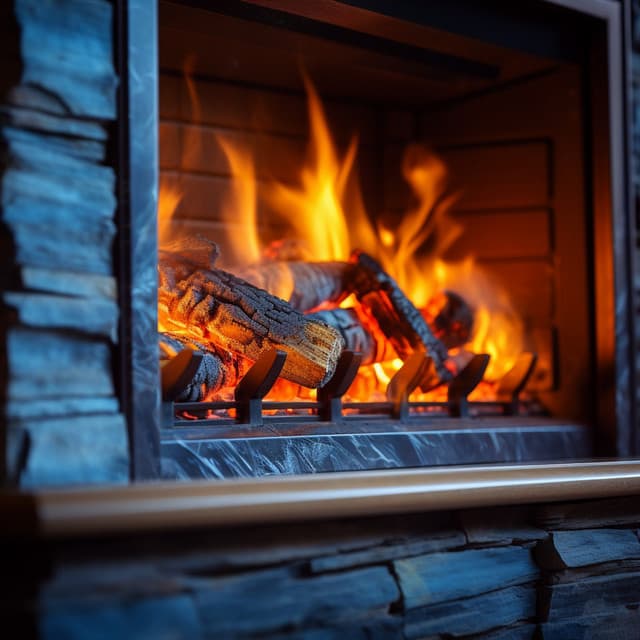 Soothing Fireplace Flames for Relaxation - Snoozy Fire