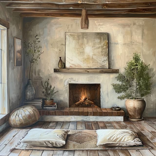 Mascotas A La Luz Del Fuego: Cálida Melodía Reconfortante - Mascotas dormidas