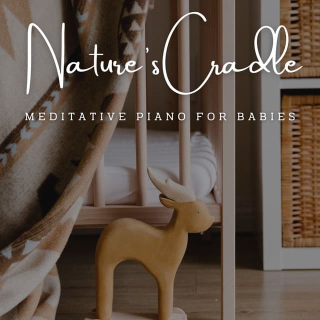 Nature's Cradle Melodies: Meditative Piano for Babies - Piano and Rain