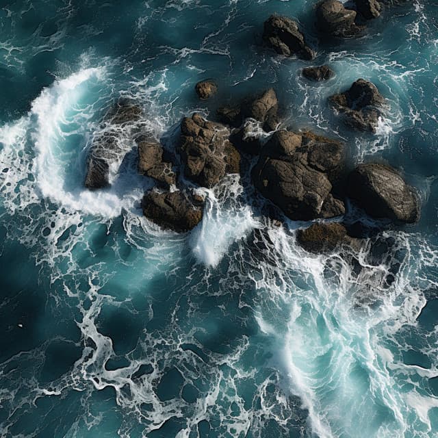 Nature's Ocean Rhythms: Calming Wave Echoes - Zen Natural Sounds