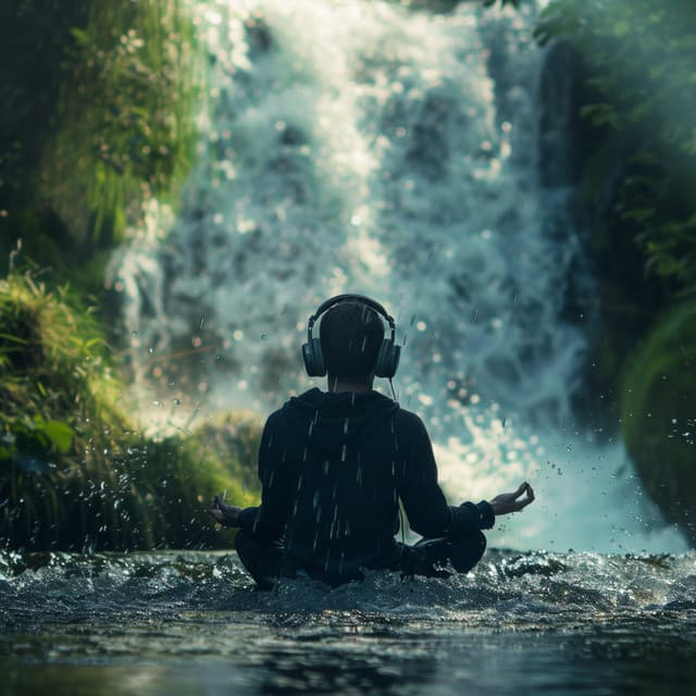 Water's Relaxation Current: Embrace of the River - Relax Assistant