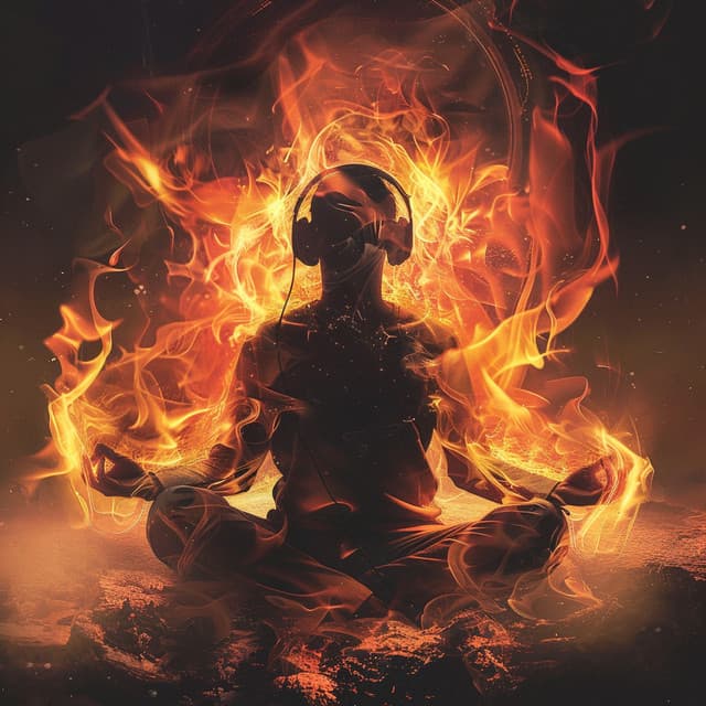 Flame's Mindful Journey: Meditation Fire Music - meditations