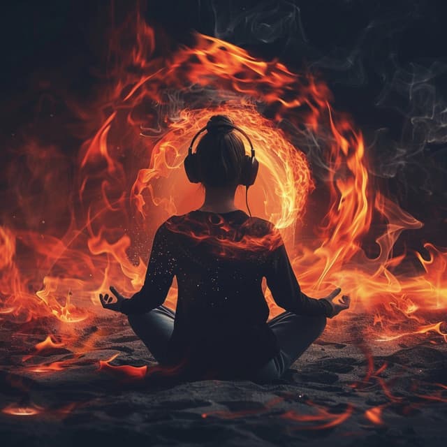 Flame's Meditation: Serene Fire Sounds - Meditation and Relaxation