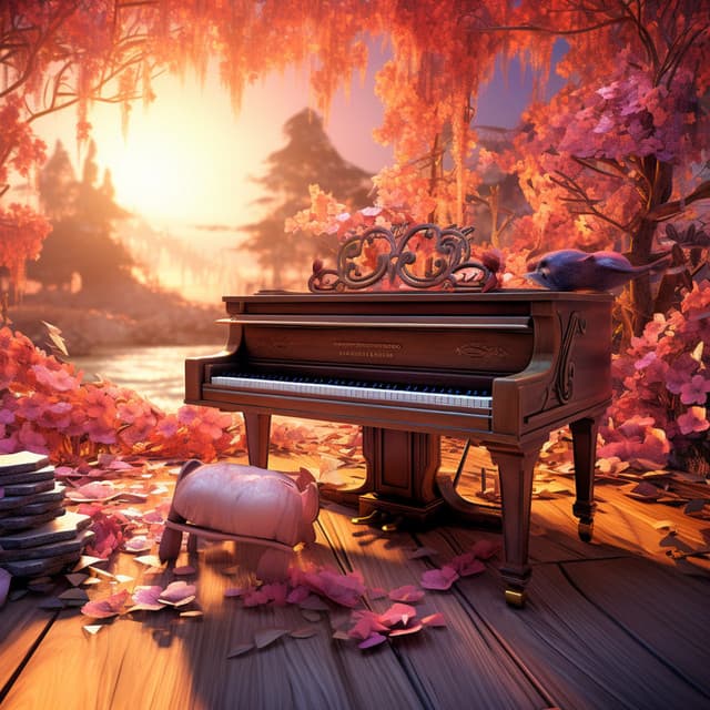 Piano Music: Spring Essence - Piano Keys
