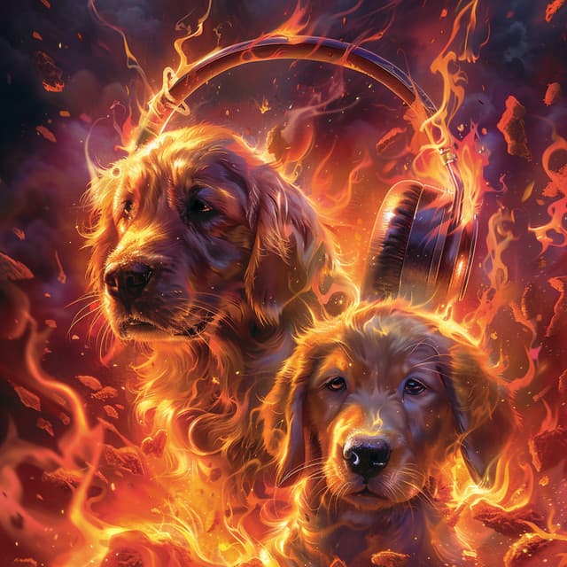 Canine Flames: Fire's Music for Dogs - Music For Your Dog