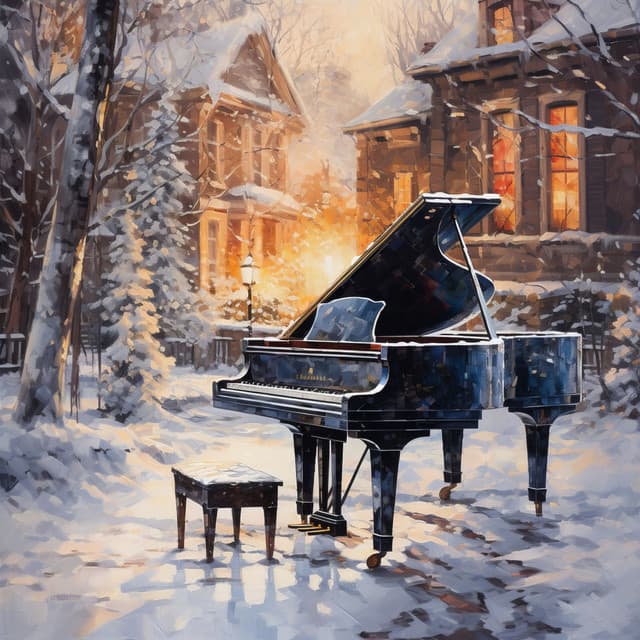 Winter's Night, Jazz Piano Delight - Relaxing Morning Jazz