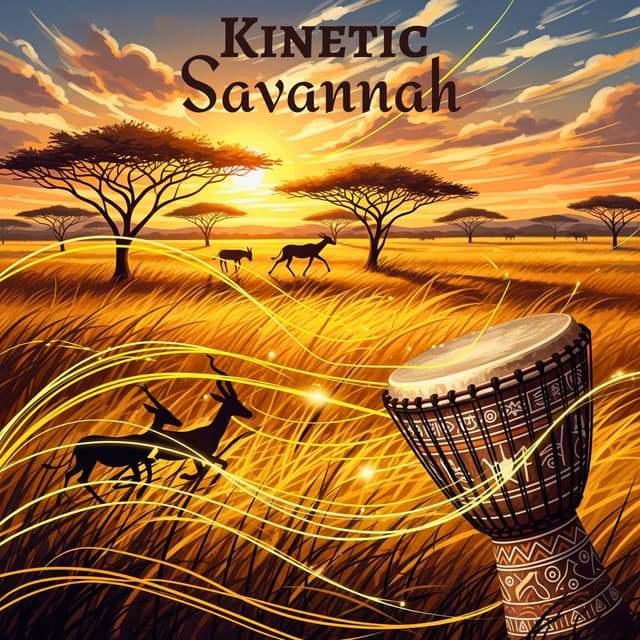 Kinetic Savannah with Ancestral Drum - May Padma
