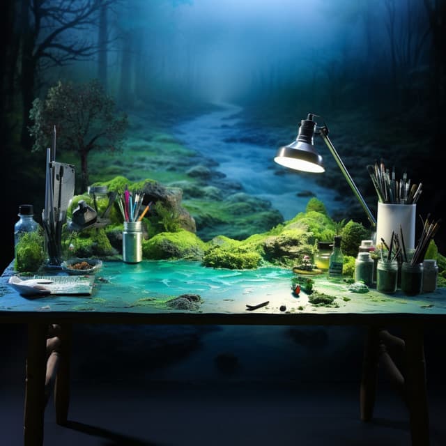 Harmonic Learning Haven: Serene Rivulets - Naturaleza FX