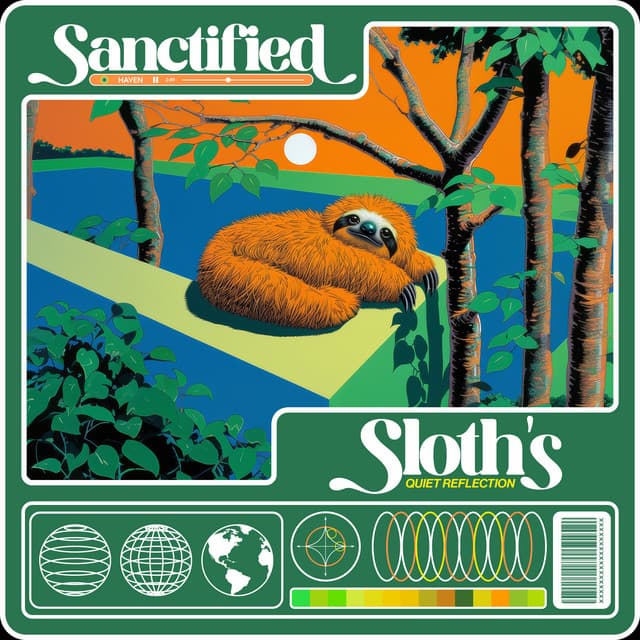 Sanctified Haven: Sloth's Quiet Reflection - Calm Dog Music