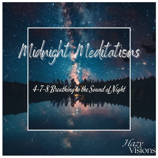 Midnight Meditations: 4-7-8 Breathing to the Sound of Night - Hazy Visions