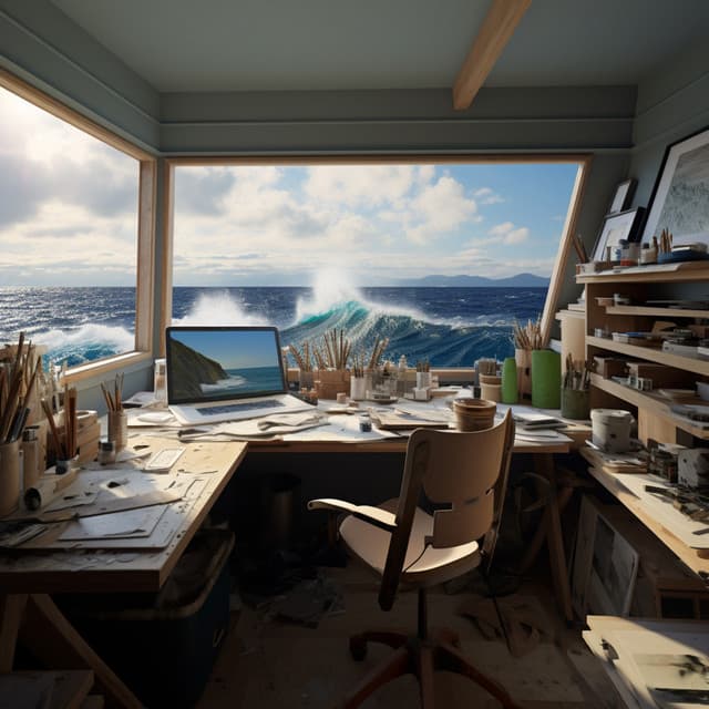 Ocean Work: Productive Tide Sounds - Granular Soundscape