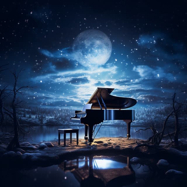 Rayo De Luna En El Desierto: El Piano Pinta El Silencio Con Luz De Estrellas - Resplandor de piano