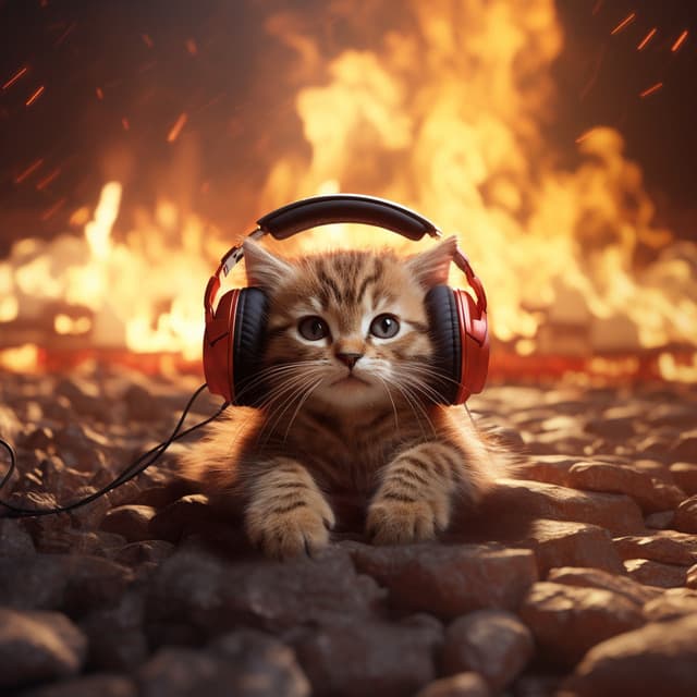 Cat Fire: Whiskers Melodies Harmony - Chill Vibes