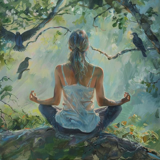 Melodías De Meditación Aladas: Aves Binaurales En Éxtasis - 92 96 Hz - Ruido de Meditación