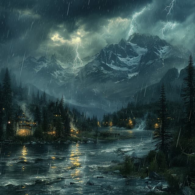 Sueño Relajante Y Trueno: Sonidos Binaurales - Ayuda para dormir Binaural Beats