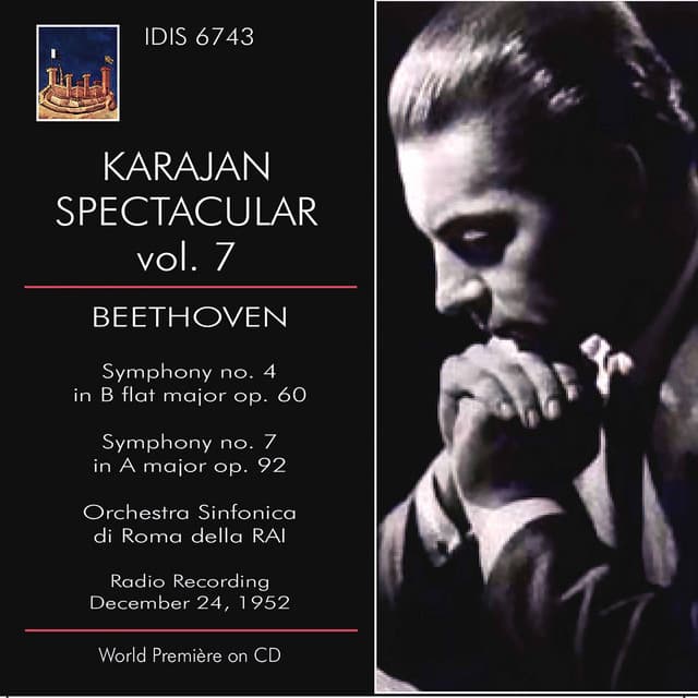 Karajan Spectacular Vol Vii World Premiere on CDRadio Rec 24 Dember, 1952 - Ludwig van Beethoven