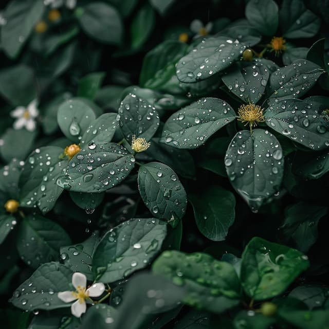 Resonancia De Gotas De Lluvia: Melodías Binaurales - Binaural late puro