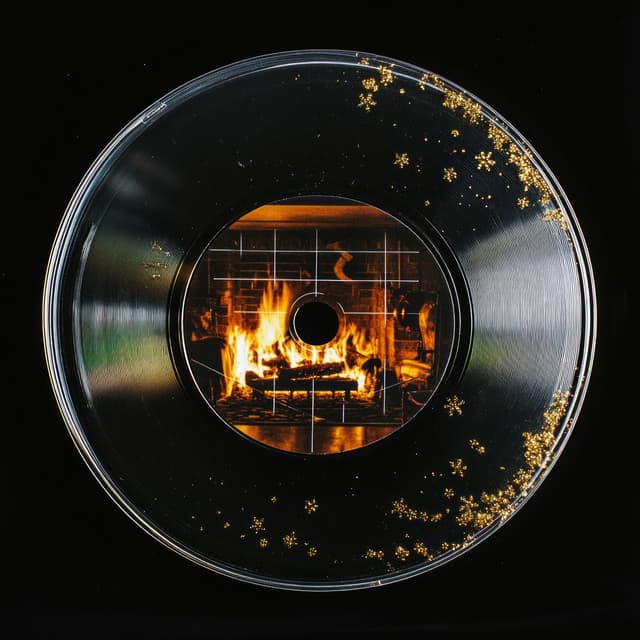 Mindful Seasonal Tranquility: Fireside Glow Melodies - Christmas Sounds