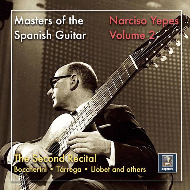 Masters of the Spanish Guitar: Narciso Yepes – The Second Recital - Narciso Yepes