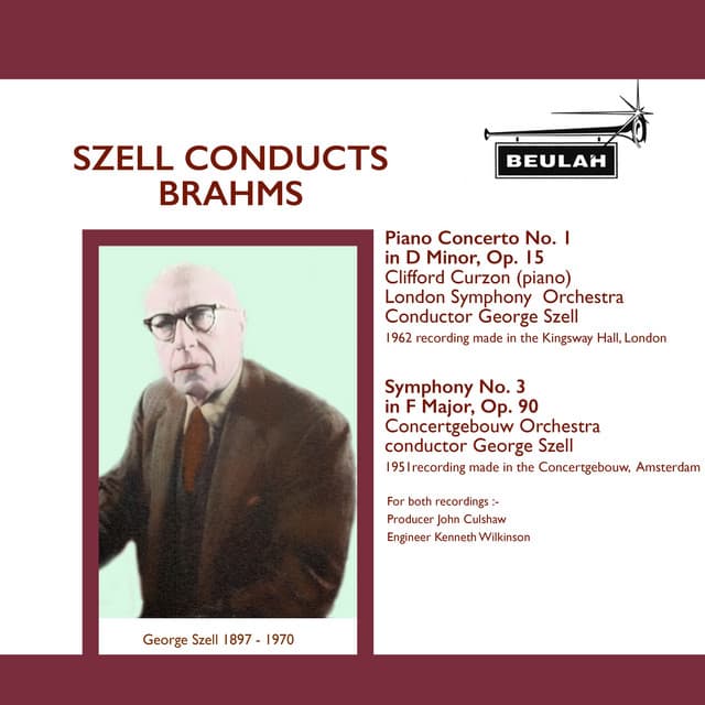 Szell Conducts Brahms - Johannes Brahms