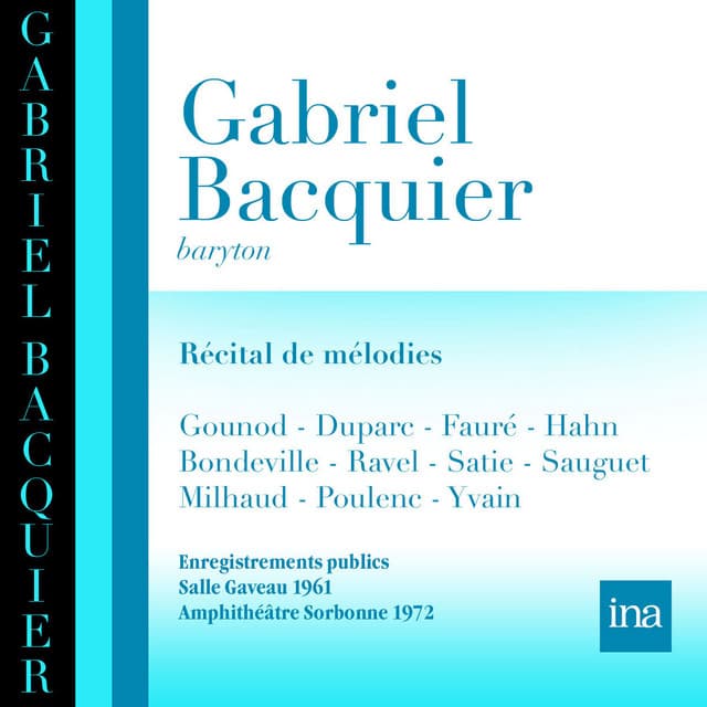 Récital de mélodies - Compositeurs Divers