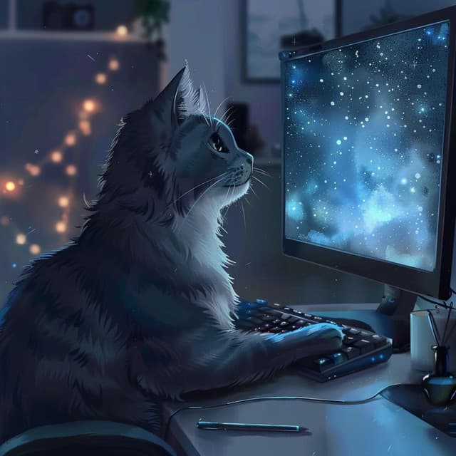 Melodías Lofi Pacíficas Para Gatos Tranquilos - Gato dormido