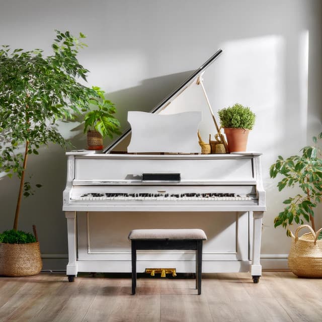 Tranquilidad de Teclas: Acordes De Piano Relajantes - Piano y tormenta