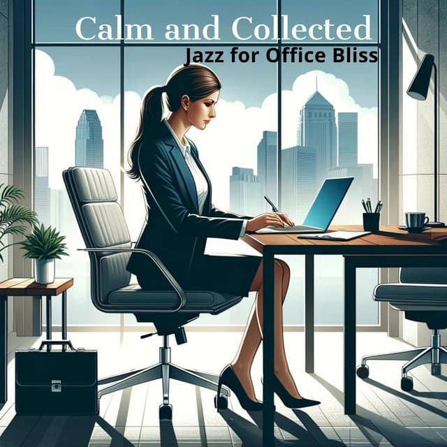 Calm and Collected: Jazz for Office Bliss, Workday Harmony - Business Background Music Consort
