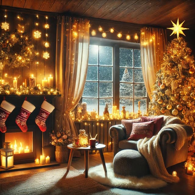 Cozy Jazz Christmas at Home: Peaceful Winter Nights - Instrumental Jazz Music Ambient