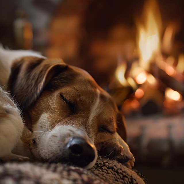 Confort Del Fuego: Música Para La Relajación De Mascotas - Música para mascotas Mundo