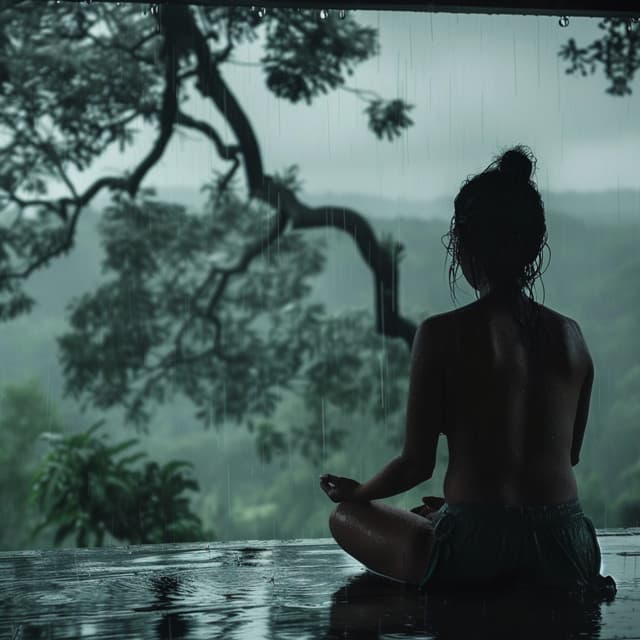 Melodías Relajantes De Lluvia: Lluvias De Serenidad - Vibraciones binaurales