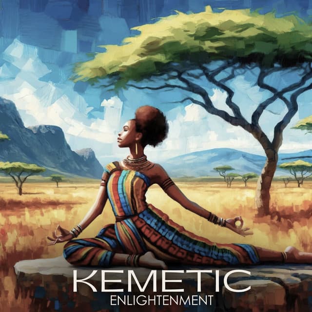 Kemetic Enlightenment: African Nature Sounds with Tribal Rhythms for Divine Yoga - Flow Yoga Workout Music