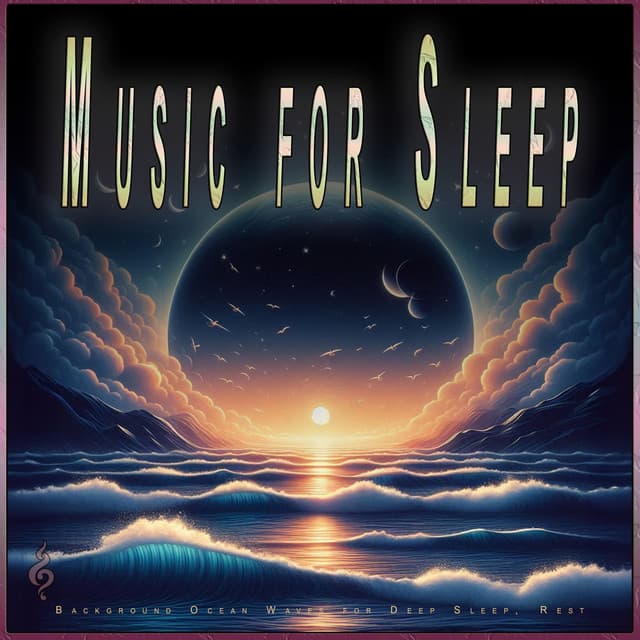Music for Sleep: Background Ocean Waves for Deep Sleep, Rest - Ambient Sleep Music