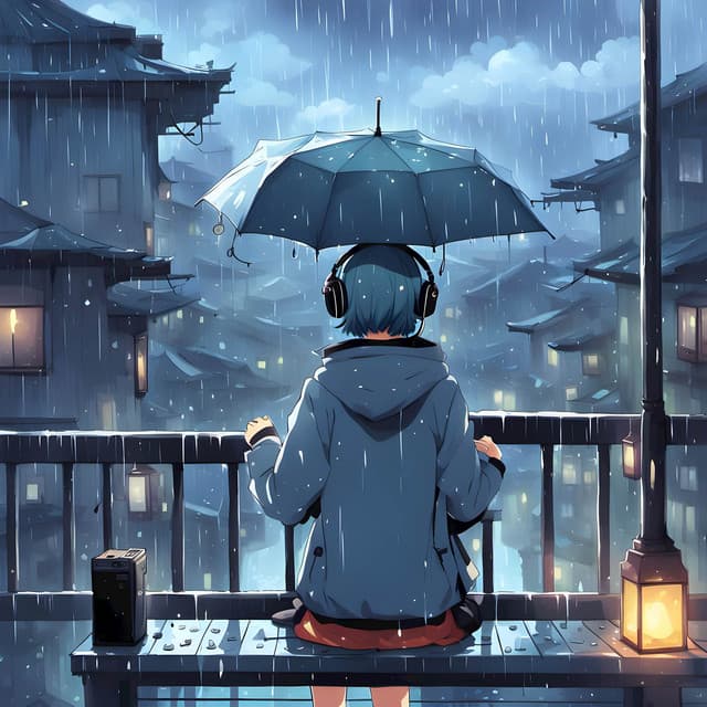 Whispers in the Rain: Ambient Lo-fi - Anime Girl Lofi