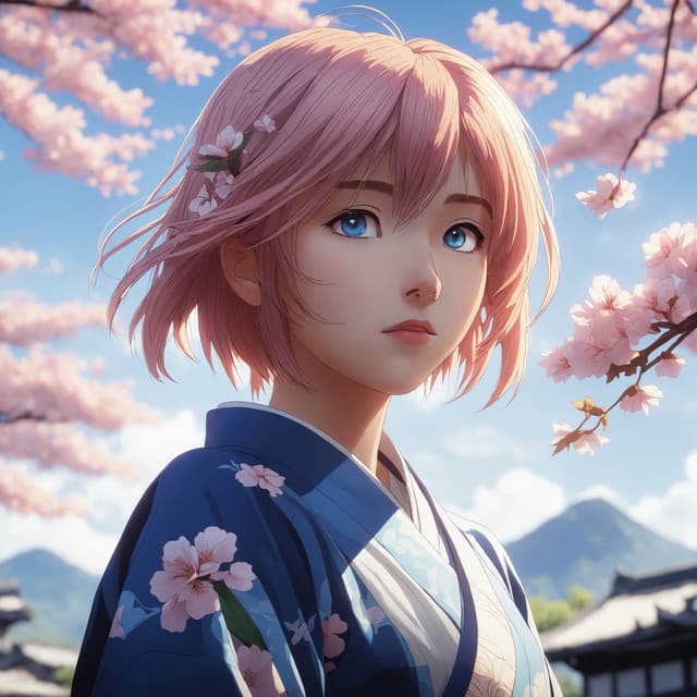 Hidden Shrine Lo-Fi: Calm Study Vibes - Sakura Anime Lofi