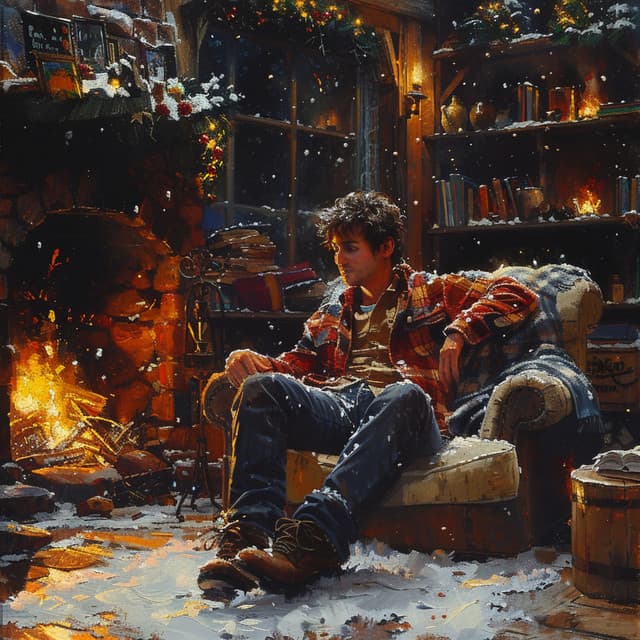 Fuego Para Concentrarse: Melodías Ambientales Cálidas - Señor correcto