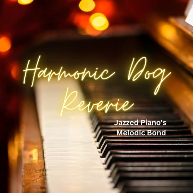 Harmonic Dog Reverie: Jazzed Piano's Melodic Bond - Bossa Nova Cafe Music