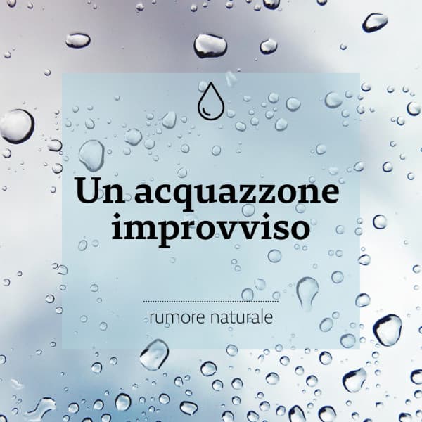 Un acquazzone improvviso - rumore naturale - Pioggia Giardino
