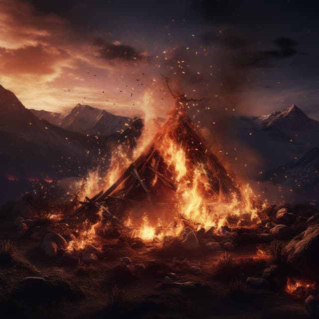 Fire's Essence: Ambient Hearthside Soundscapes - Fire Sounds Sleep and Relax