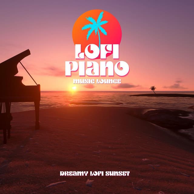 Dreamy Lofi Sunset - Lofi Piano Music Lounge