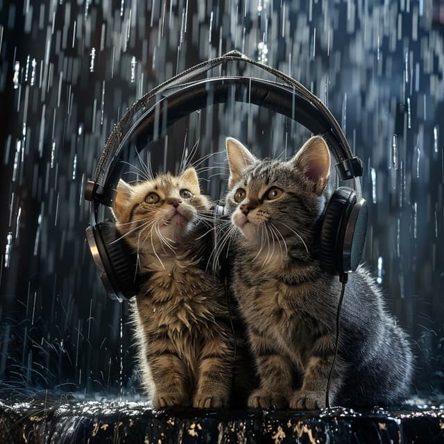 Cats in the Rain: Soothing Sounds for Felines - Jazz Music Therapy for Cats